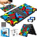 IUT Solid Push Up Board 15 in 1 Home Workout Equipment Multi-Functional Pushup Stands System Fitness Floor Chest Muscle Exercise Professional Equipment Burn Fat