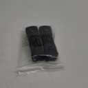 TIANHOO 2 Pack Remote Controller for Wii & Wii U, with Silicone Case and Wrist Strap (Black)