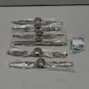 6PCS Antique Bronze Cabinet Pulls with Plate,10.1" Long Vintage Zinc Alloy Handles Pulls Knobs for Drawer Furniture Door Bedroom Kitchen Cupboard with Screws (Large(10.1" L/6.3" CC))