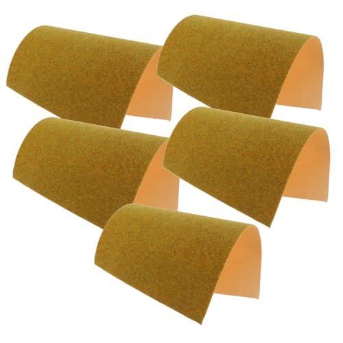 Cabilock Simulated Turf Mat 11.81X7.87 Inches Artificial Grass for Doll House Lawn Model Miniature Landscape Sand Table Decoration