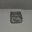 Blvornl Clear Crossbody Bag with Adjustable Shoulder Strap, Stadium Approved PVC Purse Bag, Messenger Bag (Small, Grey)