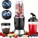 Smoothie Blender Maker 25000RPM Personal Blender for Shakes and Smoothies with 37 32 23oz Portable Cups Countertop blenders for kitchen, Frozen Drinks, Milkshake, Juice, Ice Crushing, Nuts
