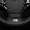 Metal F Emblem Badge Sport Nameplate Interior, Self-Adhesive 30mmx13mm