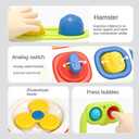 Busy Cube for Toddlers 1 Years Old, Montessori Toys for 1 Year Old - Ideal Gifts for 1 Year Old Boys Girls - Airplane Plane Car Travel Toys for 6 to 18 Months Toddlers Educational Learning Toys