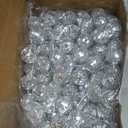 Hoolerry 200 Pcs Mirror Mini Disco Balls Ornament 1.2 Inch Mardi Gras Small Hanging Decorations Reflective Tiny Mirror Balls Ornaments for 70s 80s Disco Party, Birthday, Wedding(Silver)