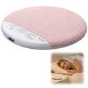Sleep Pillow Speaker, Bluetooth Pillow Speaker for Sleeping, Mini Bone Conduction Bluetooth Sleep Aid with White Noise Timer, Flat and Ultra-Thin, Auto-Off Function for Deep Sleep (Pink)