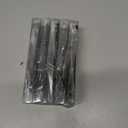 5 x 3 Inch Heavy Duty Door Locks Hasp Latch, Stainless Steel Security Packlock Clasp Hasp Lock Latch for Fence Gate, Gate, Shed Closet Cabinet, Black, 1 Pack