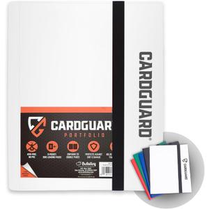 Trading Card Binder Pro-Folio  9 Pocket Binder - Side-Loading Album, Durable & Acid-Free Storage for Pokmon, YuGiOh, MTG, TCG, Game & Sports Cards, White