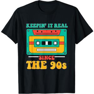 90s Lifestyle Vibes Retro Vintage Music Nineties Fashion T-Shirt, S