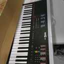 RockJam 61-Key Compact Keyboard Piano with LED Display, Keynote Stickers & Lessons