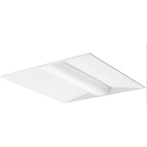 Lithonia Lighting 2x2 LED Troffer Light, BLT Series Low Profile LED Drop in Ceiling Light for Dropped Ceiling with Curved Ribbed Diffuser, 3300 Lumens, 4000K Cool White 2 Pack