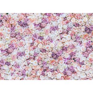 Pink Rose Wall Background Pink Flowers Backdrops Spring Floral Party Backdrop Rose Floral Girls Birthday Weeding Bckdrop Mother's Day Event Banner Photo Props, 12X10Ft
