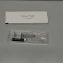 MioHHR Slim Metal Band Compatible with Apple Watch Band 42mm(Series 11 10) 41mm(Series 9 8 7) 40mm(Series 6 5 4 SE3/2/1) 38mm(Series 3 2 1),Stainless Steel iWatch Bands for Women,Silver/Gold