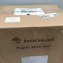 Bonsaii 12-Sheet Micro Cut Shredders for Home Office, 60 Minute P-4 Security Level Paper Shredder for CD, Credit Card, Mails, Staple, Clip, with Jam-Proof System & 4.2 Gal Pullout Bin C266-B