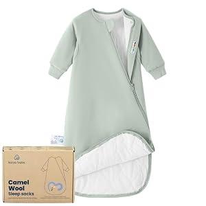 kaiya baby Unisex Sleeping Bag for Babies and Toddlers 3.5 Tog Sleep Sack 18-36Months, Long Sleeve Sleep Sack, Wearable Blanket Baby, One Piece with Sleeves, Gifts for Baby
