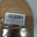 NewDenBer Women's Cozy Memory Foam Slippers Soft Fleece Lined Slip on Indoor Outdoor House Shoes (5-5.5, 5. Tan)