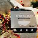 Heated Blanket 50''x60''-Soft and Comfortable Electric Throw,5 Heat Settings and 3H Auto Shut-Off Heating Blanket ETL&FCC Certification Machine Washable