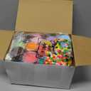 Soulchen 123 Pcs Christmas Air Dry Clay Kit 24 Colors Christmas Modeling Clay Set with Molds Stick Tag Snowflakes Hairball Gift Bags DIY Holiday Crafts Supplies