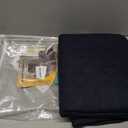 Ruaozz 100% Waterproof Recliner Chair Covers, Non-Slip Reclining Covers for Recliner Chair Washable Chair Cover, Recliner Covers with Pockets for Kids, Dogs, Pets (Dark Blue, 23'')