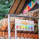 Hello Summer Door Sign Decor Ice Cream Beach Hanging Signs Themed Wooden Door Hanger with Rope Summer Colorful Wall Decor for Home Front Porch Outdoor, 12 x 6 x 0.2 Inch