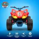 Paw Patrol - 12V ATV Ride On Toy, Adventure-Ready Vehicle for Young Fans, Durable Construction for Outdoor Use (Red)