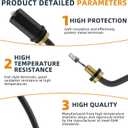 AMI PARTS W10518394 Dishwasher Heating Element Kit Fit for Whirl-pool Dishwasher 66512413N412 66513002N510 7GU2455XTSQ0 7WDT770PAYM3 - replaces 8194250, W10134009, W10441445