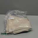 FUTEI Beige Chenille Throw Pillow Covers 20x20 Inch Set of 2,Soft Striped & Diamond Textured Cushion Cases, Modern Home Decor for Couch Living Room