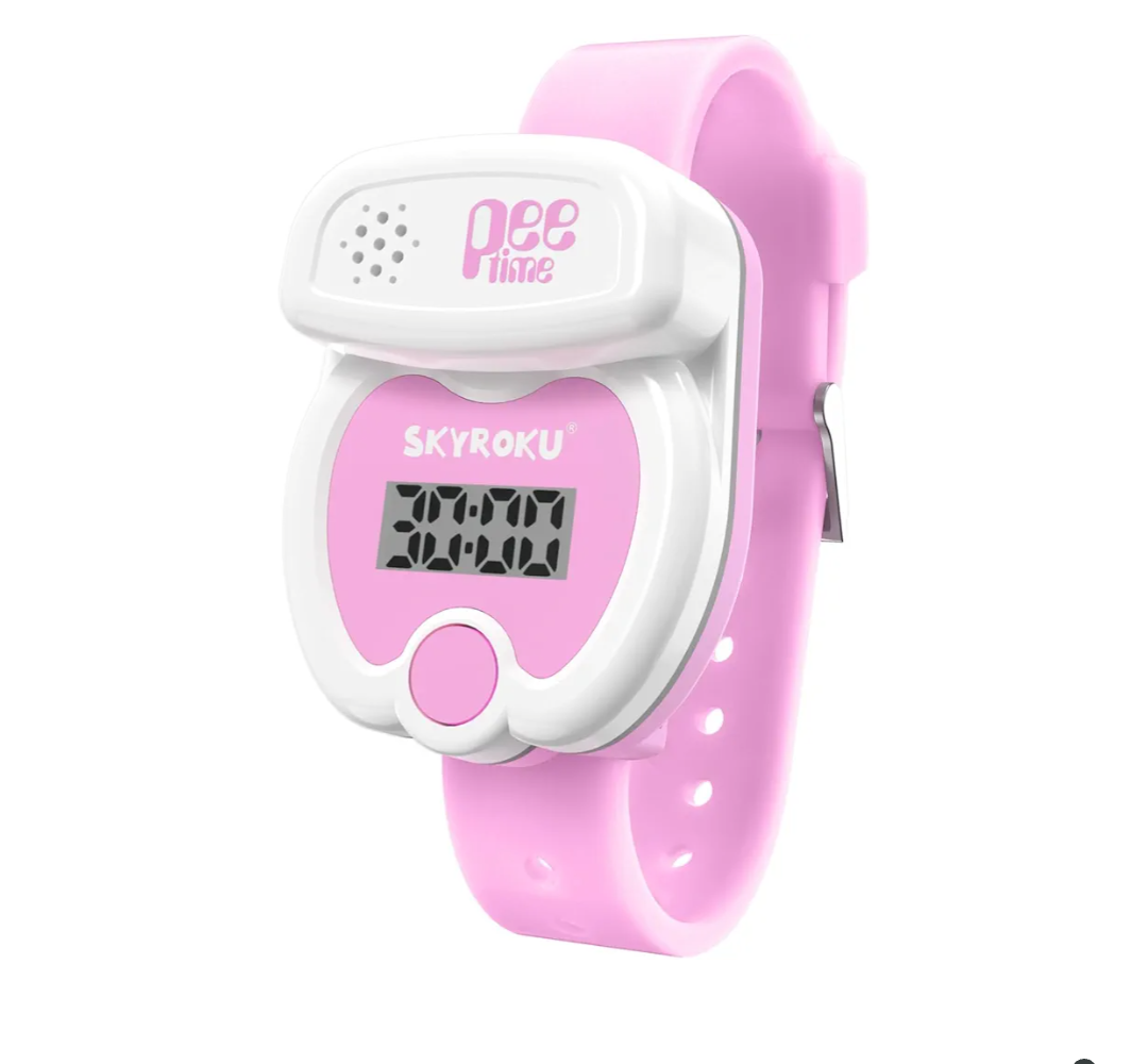 SKYROKU Potty Training Watch for Toddlers – Music & Light Reminders, Silicone Adjustable Strap, Rechargeable, Countdown Timer, Cute Toilet Shape – Easy Setup & Safe for Kids