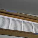30"Wx6"H Duct Opening Return Air Grille,Air Return Vent Cover Grill for Sidewall and Ceiling,Solid Steel AC Vent Cover HVAC Cold Air Intake Grille Without Filter House,Outer Dimension:31.75WX7.75"H