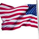 Tradder Large American Flag Outsides 6 x10 ft Heavy Duty Waterproof USA Flag with Embroidered Stars Sewn Stripes Brass Grommets for Outdoor Indoor, Veterans Day, Independence Day