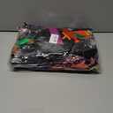 Poshetion Witch Halloween Costume for Girls, Light Up Witch Dress Deluxe Outfit with Hat and Broom, for Halloween Party (XL)