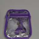 USPECLARE Clear Purse Stadium Transparent Messenger Bag Stadium Approved for Men and Women Clear CrossBody Bag