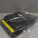 2 Step Folding Stool Non Slip 250 lb Capacity Foldable Step Stool 8 and 17 Inch Dual Height Portable Foot Stool for Kitchen Bathroom Black