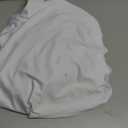 Table Covers for 6 Foot Tables, White Washable and Wrinkle Resistant Stretch Tablecloths Rectangle 6ft for Events, Wedding, Banquets, Parties (72" x 30" (Rectangular))