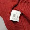 Womens Bow Back Sweater Sexy Off The Shoulder Pullover Sweaters Oversized Long Sleeve V Neck Knit Tops (Large, Burgundy)