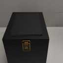 pet urns for Dogs,Pet Memorial Box with Photo Frame  Wooden Pet Urn for Dogs & Cats, Keepsake Memory Box, Black