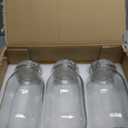 3 Pack 68 oz Glass Jars with Airtight Lids  Food Storage Containers with Preserving Seal Wire Clip Fatening, Glass Canisters for Kitchen Canning Flour, Cereal, Sugar, Beans (68oz*3)