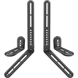 Mounting Dream Soundbar Mount Fits Most Sound Bars Up to 15 lbs, Mounting Soundbar Above or Under TV, Sound Bar Mounting Brackets for TV, Sound Bar Mount with Detachable Extension Plates MD5422