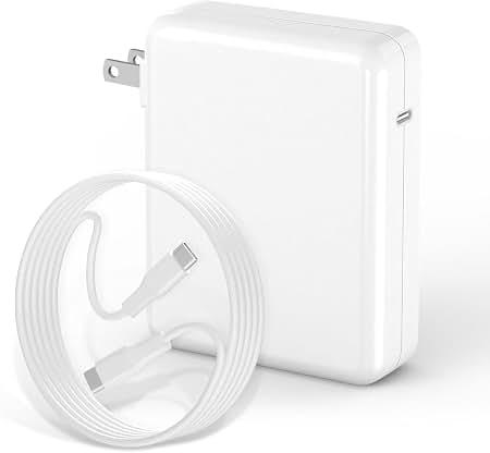140W USB C Power Adapter for MacBook Pro 13-inch, M2, 2022; 13-inch, M1, 2020