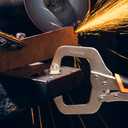3-Pack 11 Inch Metal Face Clamps for Welding& Woodworking,Adjustable Heavy Duty Locking Pliers C Clamps