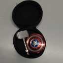 Mini Hammer Fidget Spinners Metal with Star Fidget Finger Spinner Toy, Fidget Keychian Chain Ring Cool Gadget Spinning Top Toy Focus Fingertip Gyro Stuff Gifts for Kids Adults (2 Pack) (Silver)