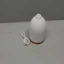 URPOWER 100ML Essential Oil Diffusers for Home with 7 LED Color Changing Lights, Timer & Auto-Off Ultrasonic Aromatherapy Diffuser Cool Mist Humidifer Scent Diffuser for Bedroom, Office, Yoga (Striped White)