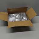 300 Sets 1.25 inch Button Maker Supplies, 32mm Button Supplies Parts Badge Part, Buttons Making Supplies, Includes Metal Pin Back Cover, Metal Shells, Blank Paper&Clear Film