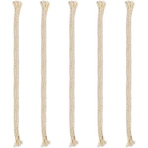 4 x 5 Pcs 1/4" Round Oil Lamp Wicks Replacement for Torches, Alcohol Candle Burner, Kerosene Lamp, Oil Lantern (5, 1/4 inch)