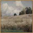 InSimSea Square Framed Canvas Wall Art, Large Decor Corn Field Countryside Paintings, Country Scenery Wall Pictures for Bedroom Bathroom, Canvas Prints Artwork, Vintage Farmhouse Decor 20"x20"