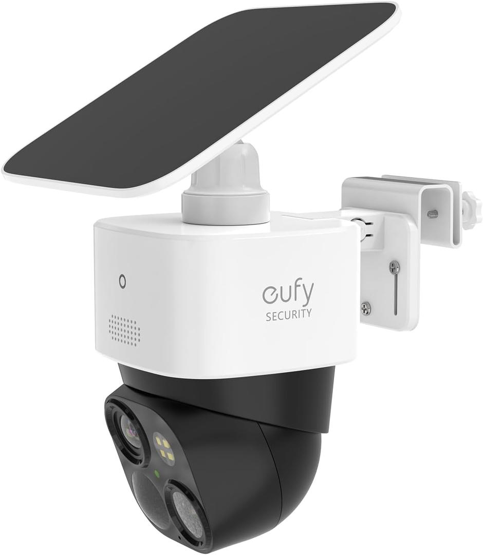 Gutter Mount Bracket Compatible with Eufy Security SoloCam S340/SoloCam E30/E42,Solar Security Camera(1pack-White)