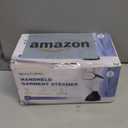 BEAUTURAL Steamer for Clothes, Portable Handheld Garment Fabric Wrinkles Remover, Aluminun Heating Plate, 35-Second Fast Heat-up, Large Detachable Water Tank (Only for 120V) (Blue&White)