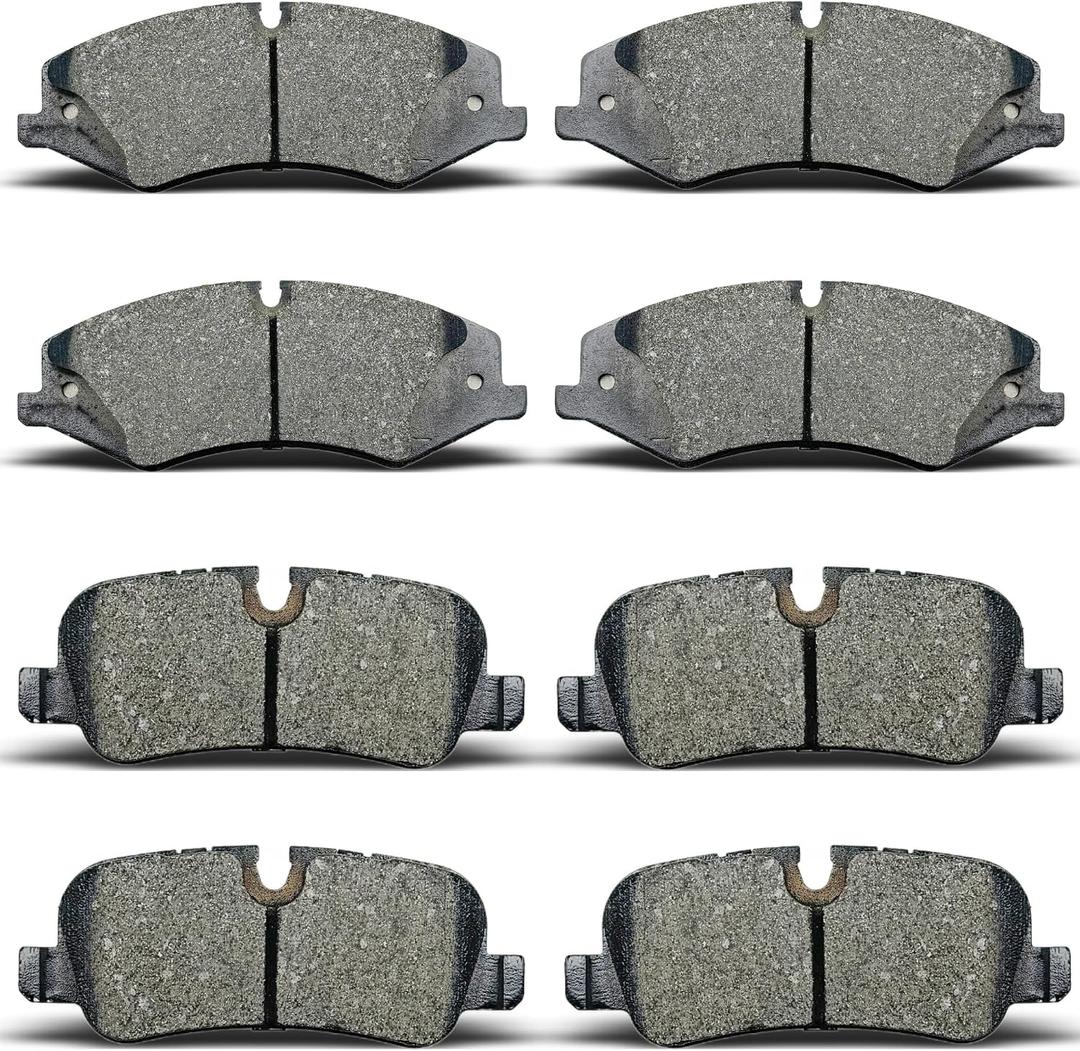 ALADICHE Front Rear Brake Pads Compatible with 2010-2013 Land Rover Sport,for 2010-2016 Land Rover LR4(D1099 D1479)
