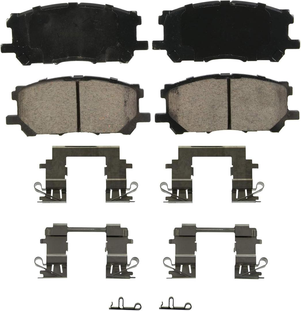 Wagner QS ZD1005 Disc Brake Pad Set, Chamfered Edges for Smooth, Quiet Stops, Fits 20042006 Lexus RX330, 20072009 Lexus RX350