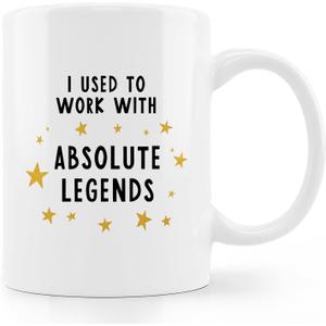 I Used To Work With Legends Coffee Mug - Coworker Farewell Gift, 11oz (Coworkers-cup-03)